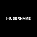 Custom Instagram decals (2 Pack)